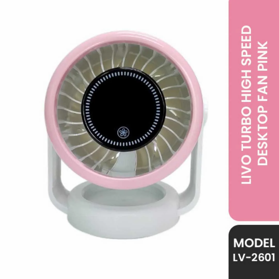 Livo Turbo High Speed Desktop Fan LV-2601
