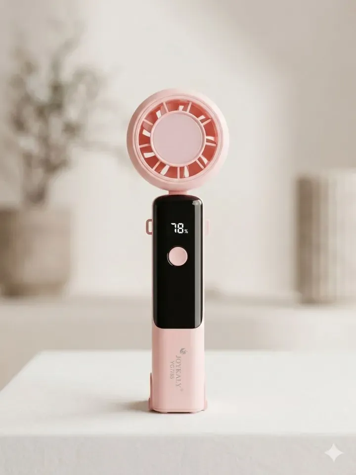 Joykali YG 755 Rechargeable Fan Handheld Fan Portable Fan Mini Fan