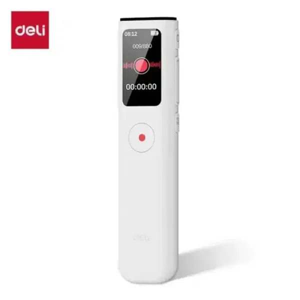 Deli MP305 8GB Powerful Digital Voice Recorder for Lectures & Meetings