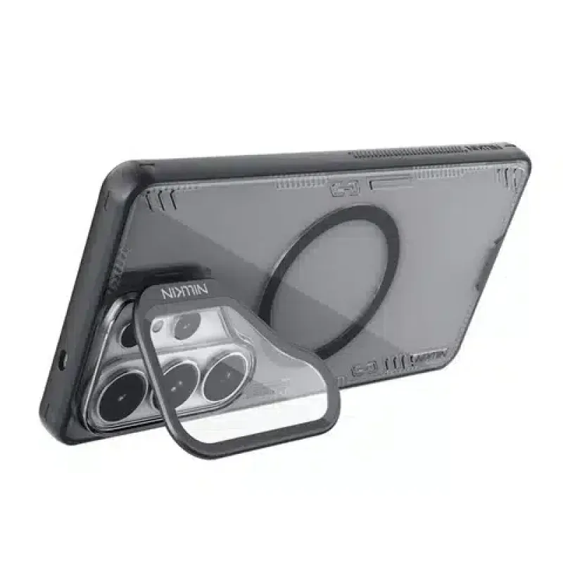 NILLKIN Iceblade CamProp Magnetic Case for Samsung Galaxy S26 Ultra (Black) – Powerful Camera Protection with Kickstand
