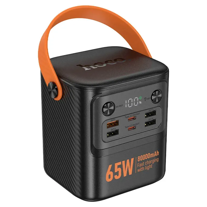 J152 Pro 80000mAh Power Bank | 65W PD Fast Charging | LED Lamp